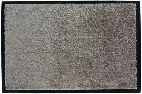 Nouveau Castorama Tapis En Microfibres Taupe 40×60 Cm Avec Semelle En PVC 1