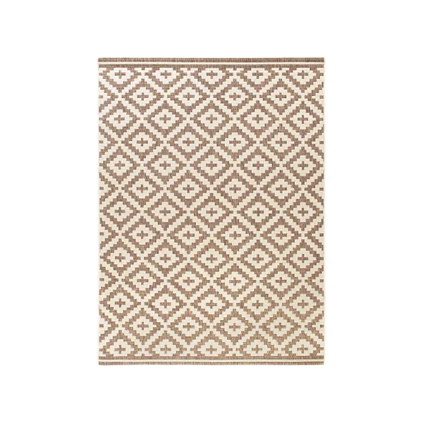 Castorama Tapis Flox Taupe 150 X 200 Cm à prix imbattables 1