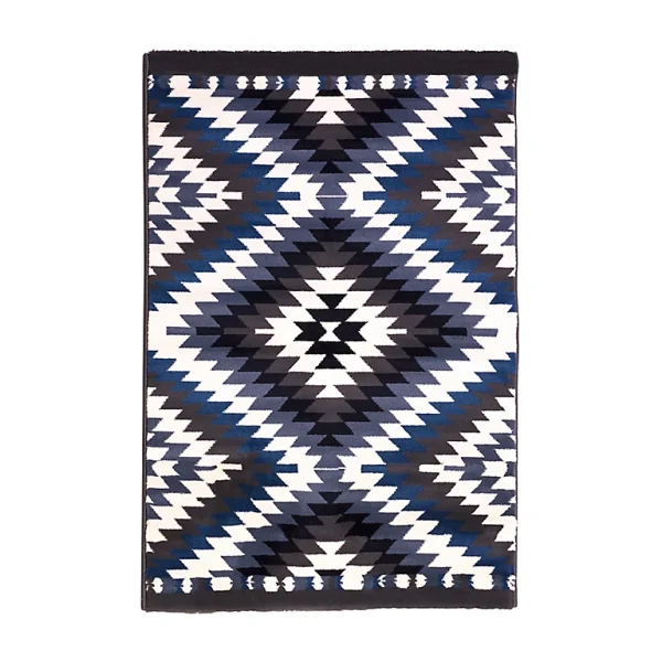 grande qualité Castorama Tapis Gypsy Bleu 100 X 150 Cm 1