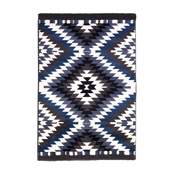 Castorama Tapis Gypsy Bleu 150 X 200 Cm aux meilleurs prix 1