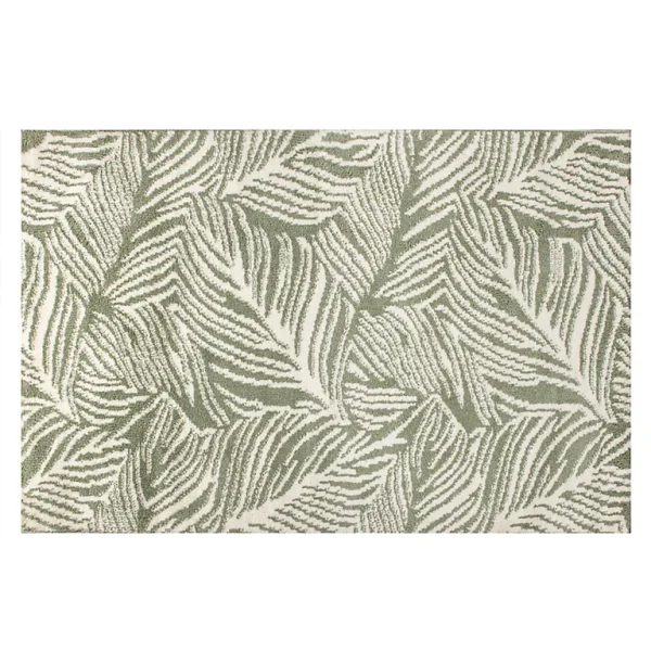 Castorama Tapis Intérieur Komodo Palme Vert L.150 X L.100 Cm boutique pas cher 1