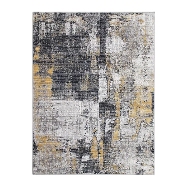 Castorama Tapis Izac Essuyé Jaune L.150 X L.200 Cm Couleurs variées 1