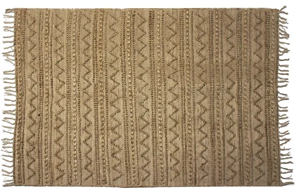 magasin pour Castorama Tapis Jute Faros Naturel Deco&Co L.230 X L.160 Cm 1