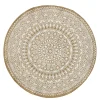 Castorama Tapis Jute Imprimé Deco&Co Blanc Naturel Ø120 Cm Nouvelle Collection 5