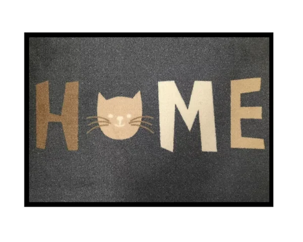 Castorama Tapis Polyamide Imprimé Chat Home 40 X 60 Cm magasin 1