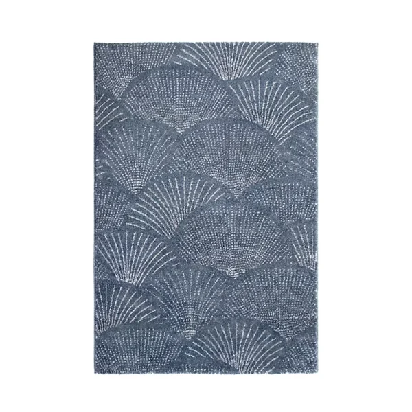 Castorama Tapis Sarah 150x100cm Bleu pas cher 1