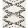 soldes magasin Castorama Tapis Scandi Tribal 150×200 Cm Blanc 7