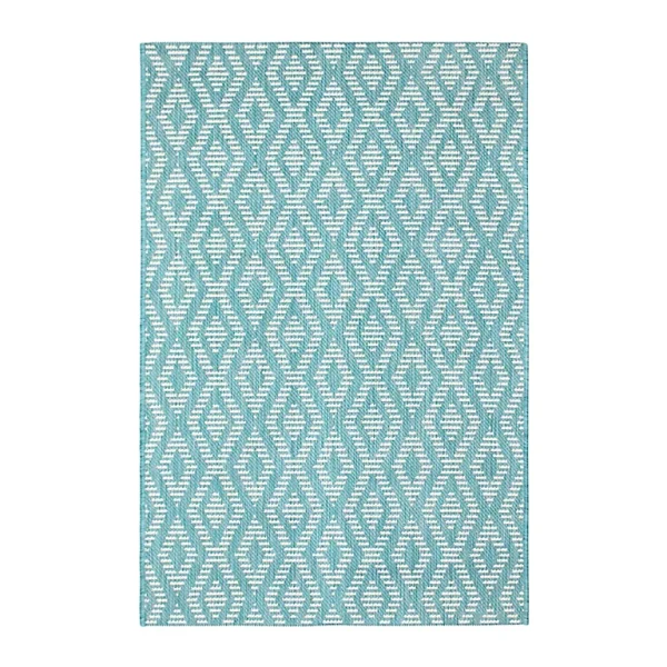 Castorama Tapis Shine 100 X 150 Cm Bleu vente luxe pas cher 1