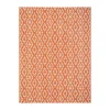 Castorama Tapis Shine 150 X 200 Cm Orange exclusivement disponibles 7