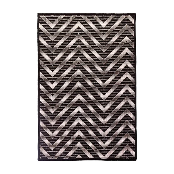 boutique pas cher Castorama Tapis Tempo Chevrons 100 X 150 Cm 1