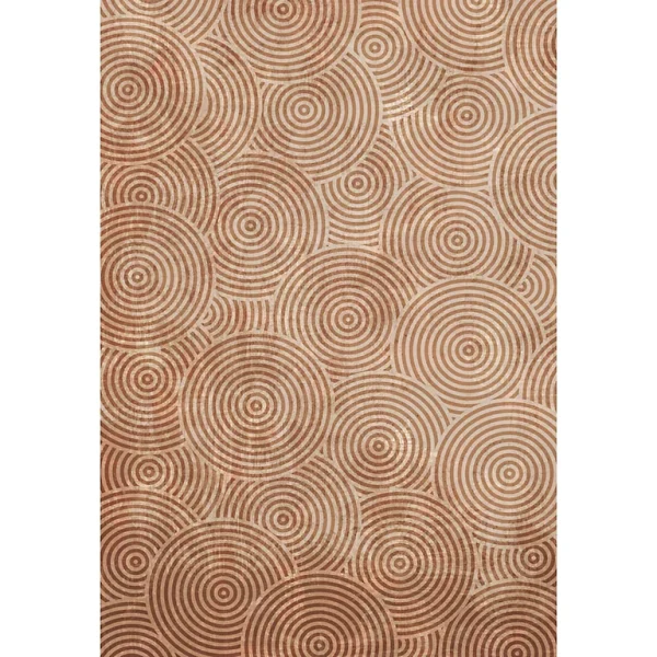 Castorama Tapis Vinyle Circle Brown 66 X 95 Cm pas cher en ligne 1