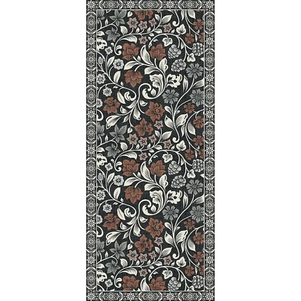 Castorama Tapis Vinyle Flowerburry 49,5 X 116 Cm meilleur cadeau 1