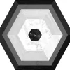 Nouvelle tendance Castorama Tapis Vinyle Forme Hexagonale Motif Noir, Blanc Et Gris 99x99cm X Ep. 2mm 5