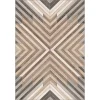 grossiste en ligne Castorama Tapis Vinyle Motif Chevrons Imitation Parquet Bois Naturel Et Gris L.95 X L.66 Cm X Ep. 2 Mm 7