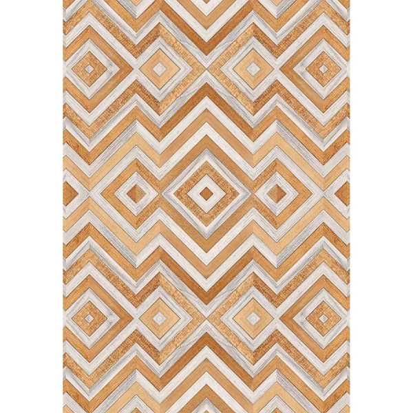 Castorama Tapis Vinyle Motif Chevrons Imitation Parquet Bois Naturel L.95 X L.66 Cm X Ep. 2 Mm site pas cher 1