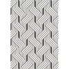 Castorama Tapis Vinyle Motif Traits Graphiques Superposés Noir Et Blanc L.95 X L.66 Cm X Ep. 2 Mm Pas Cher Magasin Soldes 5