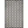 mode pas cher Castorama Tapis Vinyle Motif Triangles, Hexagones Blanc, Noir Et Gris L.148,5x L.98 Cm X Ep. 2 Mm 5