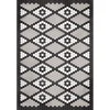 Paiement sécurisé Castorama Tapis Vinyle Motif Triangles, Hexagones Blanc, Noir Et Gris L.95 X L.66 Cm X Ep. 2 Mm 7