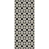 marque pas cher Castorama Tapis Vinyle Noir Et Blanc Motif Carré L.160 X L.66 Cm X Ep. 2 Mm 5