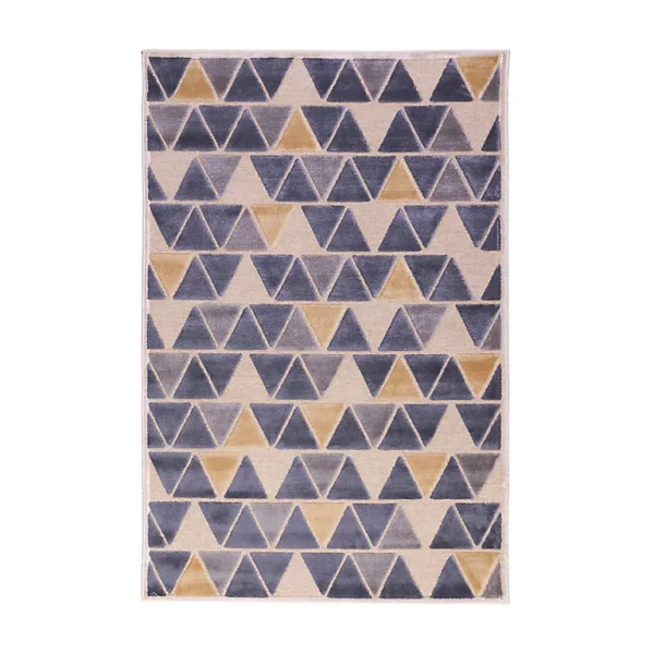 france Castorama Tapis Vision Petits Triangles 150 X 200 Cm 1