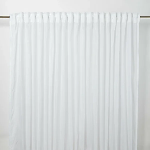 ﻿soldes Castorama Voilage GoodHome Kymbe Blanc 280 X 260 Cm 1